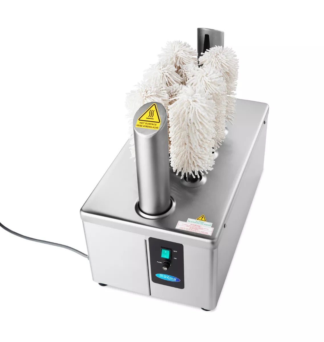MAXIMA Gastro Glaspolierer - 8 Pinsel - 600 Gläser/Stunde