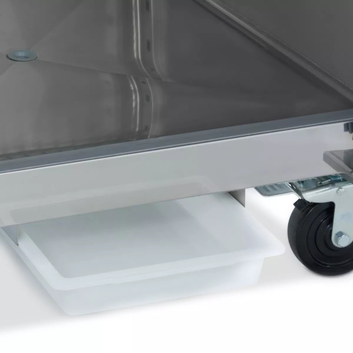 MAXIMA Gastro Bäckerei Kühlschrank - 800 l - 10 einstellbare Regale - Passend 60 x 40 cm - Doppelvolumen - auf Rädern