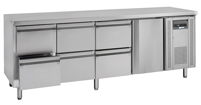 NordCap COOL-LINE Kühltisch KTM 4 - 1T 6Z GN 1/1