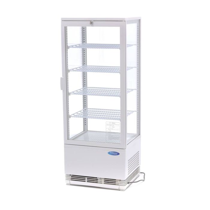 MAXIMA Gastro Kühlvitrine - 98 l - 43 cm - Weiß