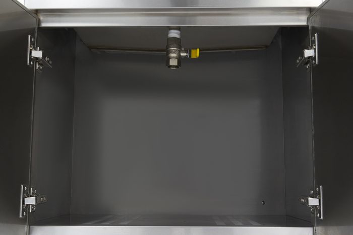 MAXIMA Gastro Fritteuse - 35 l - 1 Korb - mit Ablasshahn - 400 V