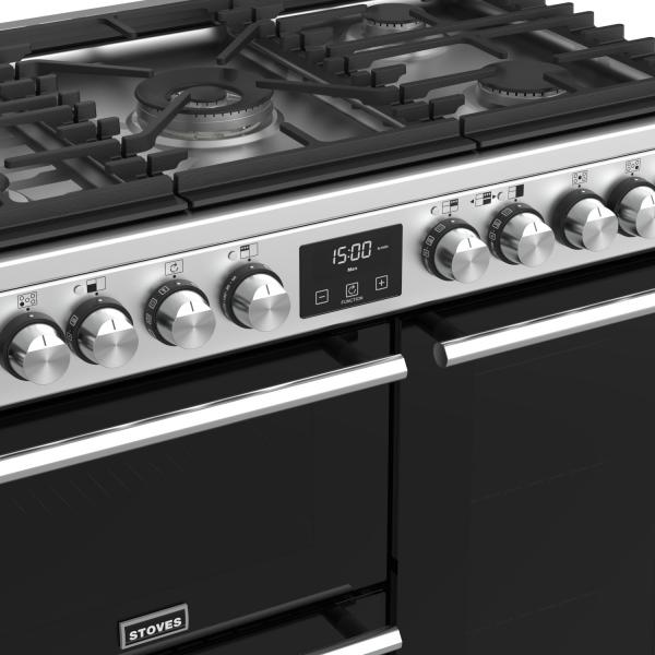 STOVES PRECISION S900 Deluxe DF GAS Edelstahl