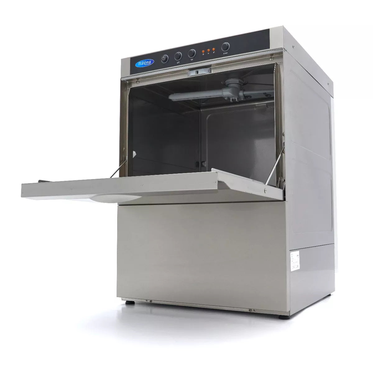 MAXIMA Gastro Geschirrspüler-Unterbau - 50 x 50 cm - mit Abfluss-, Spülenhilfe- und Seifenpumpen - 230 V