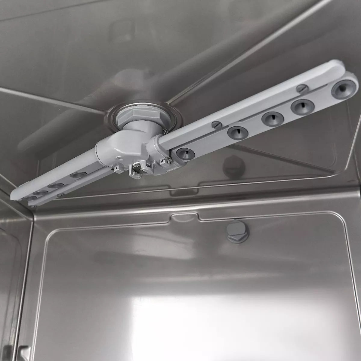 MAXIMA Gastro Geschirrspüler-Unterbau - 50 x 50 cm - mit Abfluss-, Spülenhilfe- und Seifenpumpen - 230 V