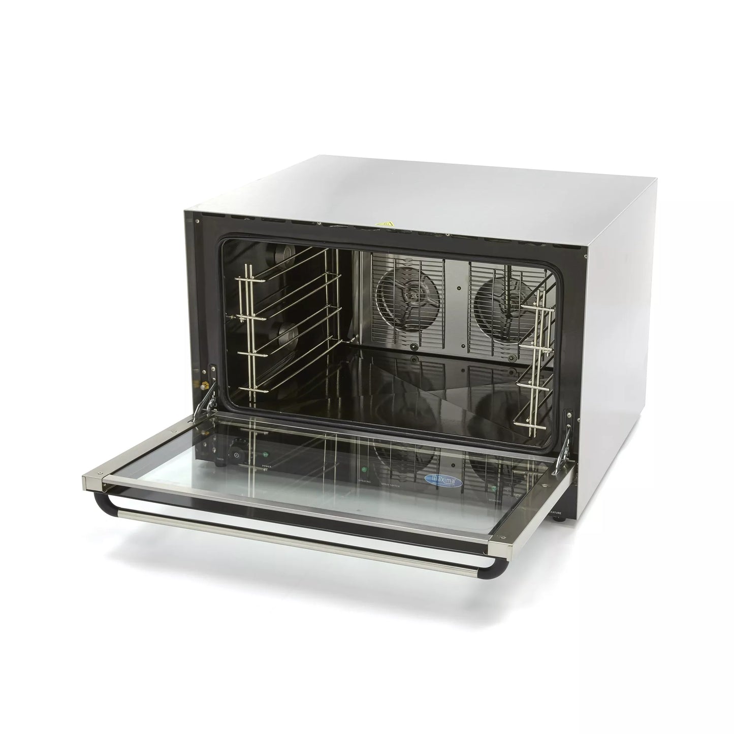 MAXIMA Gastro Konvektionsofen - Dampf - Passt 4 Tabletts (60 x 40 cm) - Eingebauter Timer