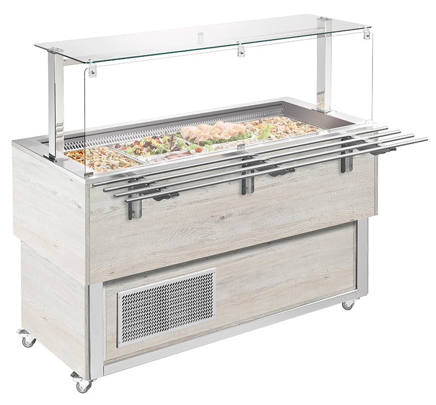 NordCap Salatbar TR-BLUE 4/1-UMLUFT SERVICE