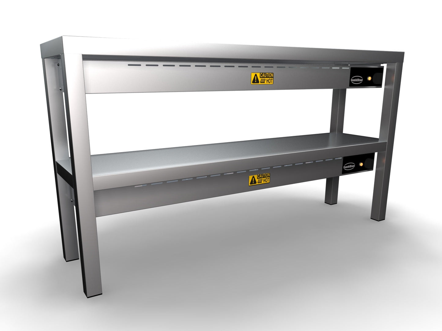 COMBISTEEL AUFSATZBORD KERAMISCH BEHEIZT 2 STUFIG 1200  6 HEATERS OF 250W