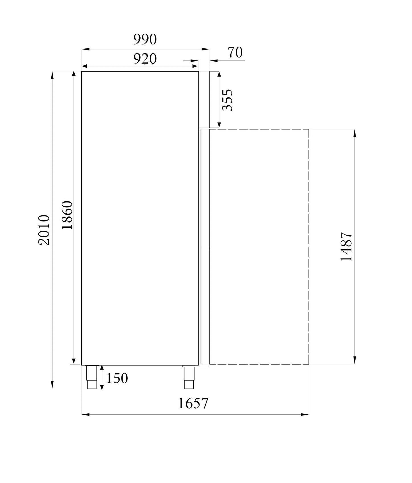 COMBISTEEL BÄCKEREI KÜHLSCHRANK