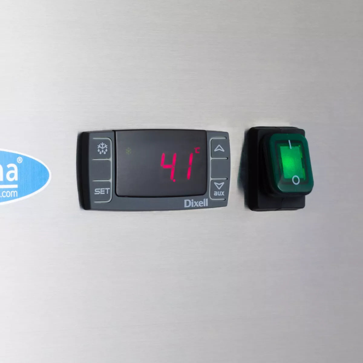 MAXIMA Gastro Gefrierschrank - 1200 l - 6 Einstellbare Regale (2/1 GN) - auf Rädern - inkl. Regale