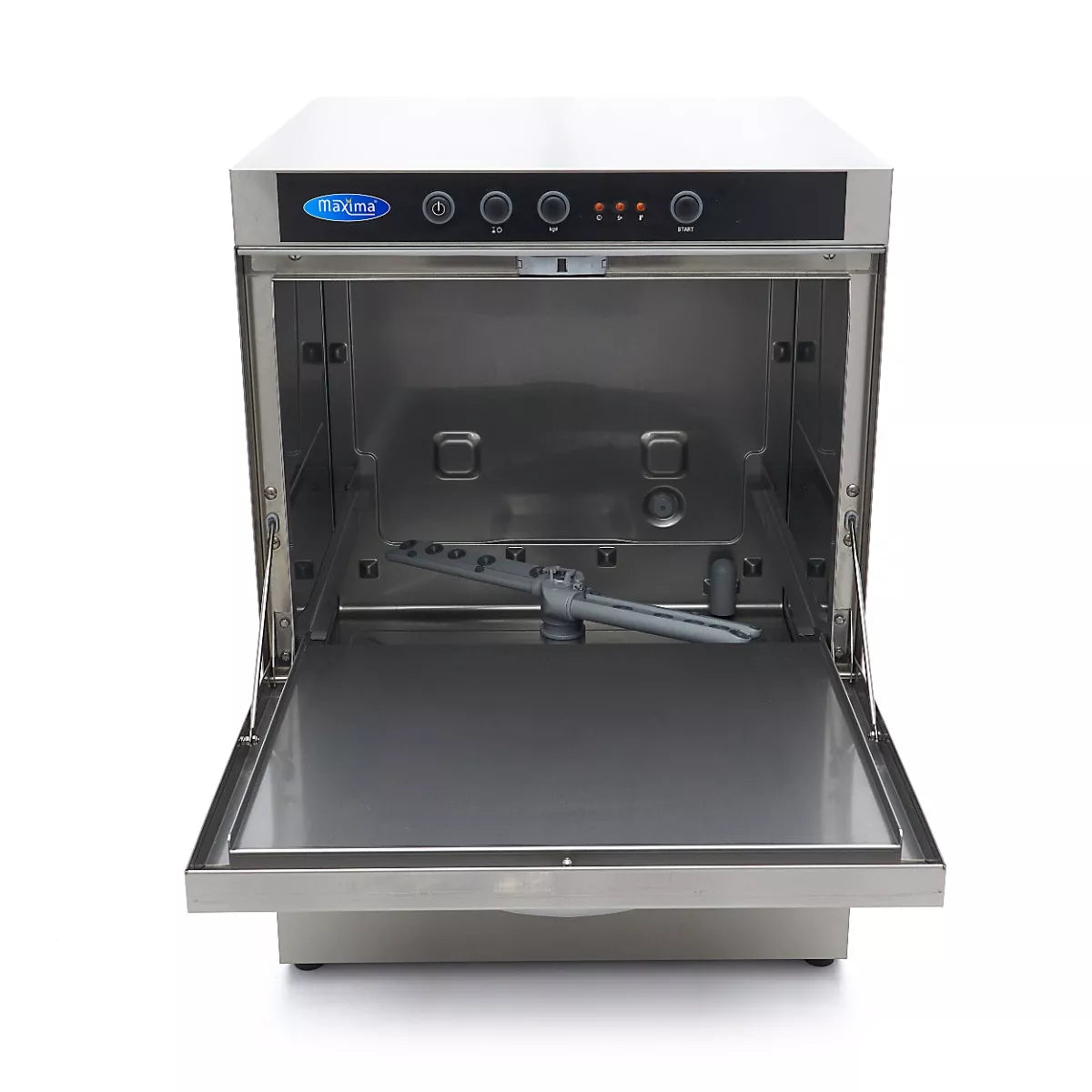 MAXIMA Gastro Geschirrspüler-Unterbau - 50 x 50 cm - mit Abfluss-, Spülenhilfe- und Seifenpumpen - 230 V